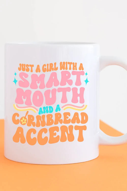 Smart Mouth & Cornbread Accent Mug